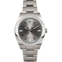 Rolex Oyster Perpetual 114300 39mm Stainless Steel with Slate Dial Watch 2017