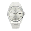 Rolex Oyster Perpetual Date Stainless Steel Watch 1501 Silver Dial Oyster Band Vintage 1962