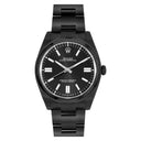 Rolex Oyster Perpetual Black Dial Black PVD/DLC Coated Steel Watch 114300