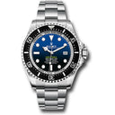 Rolex Sea-Dweller Deepsea Oyster 44mm 136660 Stainless Steel Watch Blue Dial 2024