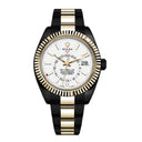 Rolex Sky-Dweller 326933 Oyster Band Black PVD/DLC Coated 18K Yellow Gold & Steel Watch
