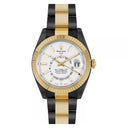 Rolex Sky-Dweller 326933 Oyster Band Black PVD/DLC Coated 18K Gold/Steel Watch