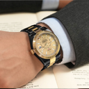 Rolex Sky-Dweller 326933 Champagne Dial Oyster Band Black PVD/DLC Coated 18K Yellow Gold &Stainless Steel Watch - 2021