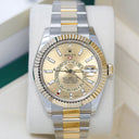 Rolex Sky-Dweller Champagne 326933 Unworn Stainless Steel and Yellow Gold Watch
