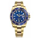 Rolex Submariner Date 116618LN Ceramic Royal Blue Dial 18 Kt Yellow Gold