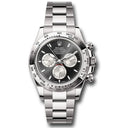 Rolex Cosmograph Daytona 126509-0001 White Gold Fixed Bezel Black And Steel Index Dial Oyster Bracelet 2024