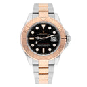 Rolex Yacht-Master 40 Two Tone Rose Black Dial Men's Watch 126621 Complete