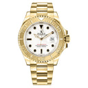 Rolex Yacht-Master 40 16628 Yellow gold with White Dial Watch