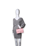 Chanel - Classic Medium Double Flap Pink Caviar Leather Bag