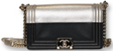 Chanel - Medium Lambskin Bicolor Boy Bag