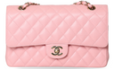 Chanel - Classic Medium Double Flap Pink Caviar Leather Bag