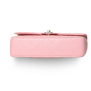 Chanel - Classic Medium Double Flap Pink Caviar Leather Bag