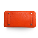 Hermes - Tangerine Ostrich Birkin 25 Palladium Hardware (Pre-Owned)