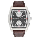 IWC Da Vinci  IW3764-01 43.10mm Chronograph Grey Dial Leather Strap White Gold Watch - 2008