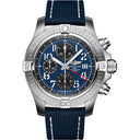 Breitling Blue Dial  Avenger Chronogragh GMT A24315101C1X1 Stainless Steel With Blue Calfskin Leather Watch 2024