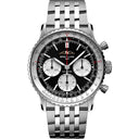 Breitling Super Navitimer B01 41mm AB0139211B1A1 Stainless Steel Watch Black Dial 2024
