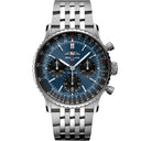 Breitling Super Navitimer B01 Blue Dial 41mm AB0139241C1A1 Stainless Steel Men's Watch 2024