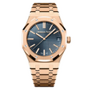 Audemars Piguet Royal Oak 15510OR.OO.1320OR.03 41mm Rose Gold with Blue Dial Watch 2023