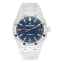 Audemars Piguet Royal Oak 15451ST.ZZ.1256ST.03 Automatic Factory Diamond Bezel Blue Dial 37mm Watch