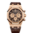 Audemars Piguet Royal Oak Chronograph 41mm 26331OR.OO.D821CR.01 18K Rose Gold with Brown Dial Watch 2018