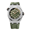 Audemars Piguet Royal Oak Offshore Diver 42mm 15720ST.OO.A052CA.01 Stainless Steel with Green Dial Watch 2023