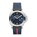 Panerai Luminor Quaranta Steel BiTempo Luna Rossa 40mm Stainless Steel with Blue Fabric Watch Blue Dial 2024