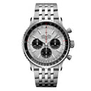 Breitling Super Navitimer B01 43mm AB0138241G1A1 Stainless Steel Silver Dial Men's Watch 2024