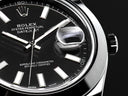 Rolex 41mm Datejust II Black PVD/DLC Watch Oyster Band Black Dial