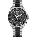 Tag Heuer Formula 1 Quartz Chronograph CAZ1011.BA0843 Grey Dial Steel Case 43 mm Ceramic Bezel Watch 2024