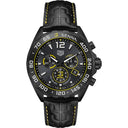 Tag Heuer Formula 1 Chronograph X Senna CAZ101AJ.FC6487  DLC Case Ceramic Bezel Grey Dial Watch 2024