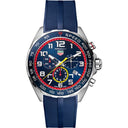 Tag Heuer Formula 1 Chronograph X Red Bull Racing CAZ101AL.FT8052 Steel Case 43mm Blue Rubber Strap Watch 2024