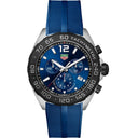 Tag Heuer Formula 1 Quartz 43mm Steel Case CAZ101AV.FT8077 Blue Rubber Strap Watch 2024