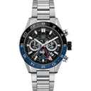 Tag Heuer Carrera Automatic Chronograph GMT 45 mm Case CBG2A1Z.BA0658 Steel Bracelet Watch 2024