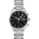 Tag Heuer Carrera CBK2110.BA0715 Automatic Chronograph 41 mm Steel Case Black Dial Steel Bracelet Watch 2024