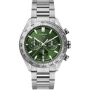Tag Heuer CBN2A10.BA0643 Carrera Automatic  Watch 44 mm Steel Case Green Dial Steel Bracelet Watch 2024