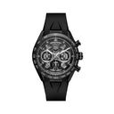 Tag Heuer CBU2080.FT6272 Carrera Chronograph Extreme Sport DLC Titanium Case 44mm Black Rubber Strap Watch 2024