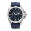 Panerai Luminor GMT Stainless Steel With Blue Leather Watch PAM01033	NEVER WORN 2020