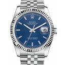 Rolex Datejust 36mm 116234 Blue Index Dial Stainless Steel Jubilee Bracelet Watch
