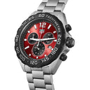 Tag Heuer Formula 1 CAZ101AN.BA0842 Chronograph Quartz 43mm Red Dial Steel Case Watch 2024