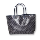 Goyard - St Louis PM Tote Goyardine Navy