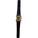 Cartier Tank W5330002 Rose Gold With Brown Leather Watch Brown Roman Dial