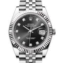 Rolex Datejust 41 126334 Datejust 41 Stainless Steel with Black Diamond Dial Watch 2021
