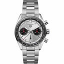 Tag Heuer Carrera Chronograph CBS2216.BA0041 Steel Case 39mm Silver Dial Watch 2024