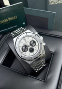 Audemars Piguet Royal Oak Chronograph 26331ST.OO.1220ST.03 Stainless Steel Watch Silver/Black Dial