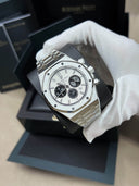 Audemars Piguet Royal Oak Chronograph 26331ST.OO.1220ST.03 Stainless Steel Watch Silver/Black Dial