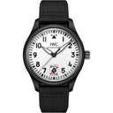 IWC Pilot’s Watch Automatic 41 Black Aces IW326905 Ceramic Case White Dial Black Textile Strap 2024
