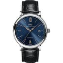 IWC Portofino Automatic IW356523 Stainless Steel Case Blue Dial Black Alligator Strap 40mm Watch 2024