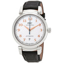 IWC Da Vinci Silver Dial IW356601 Stainless Steel with Black Leather Watch 2018