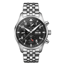 IWC Pilot IW378002 Chronogragh Stainless Steel with Black Dial Watch 2024