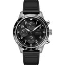 IWC Pilot's Chronograph 41mm  Titanium Case IW388305 Black Rubber Strap Watch 2024